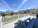 Deck and view of Bear Lake